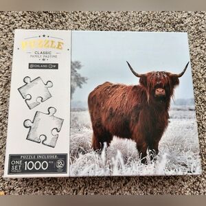 Highland Cow 1000-Piece Puzzle